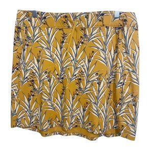 Kuhl Skirt Womens Medium Kandid Golden Floral Print Hiking Outdoor Pull On